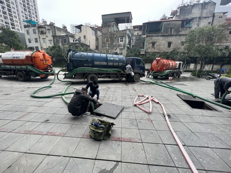 dịch vụ hút bể phốt của Vệ Sinh 24H