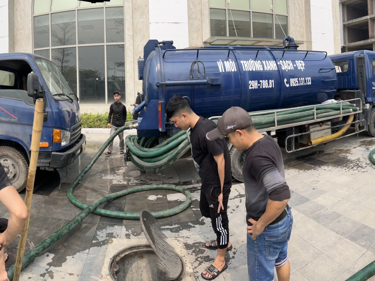 hút bể phốt quận cầu giấy