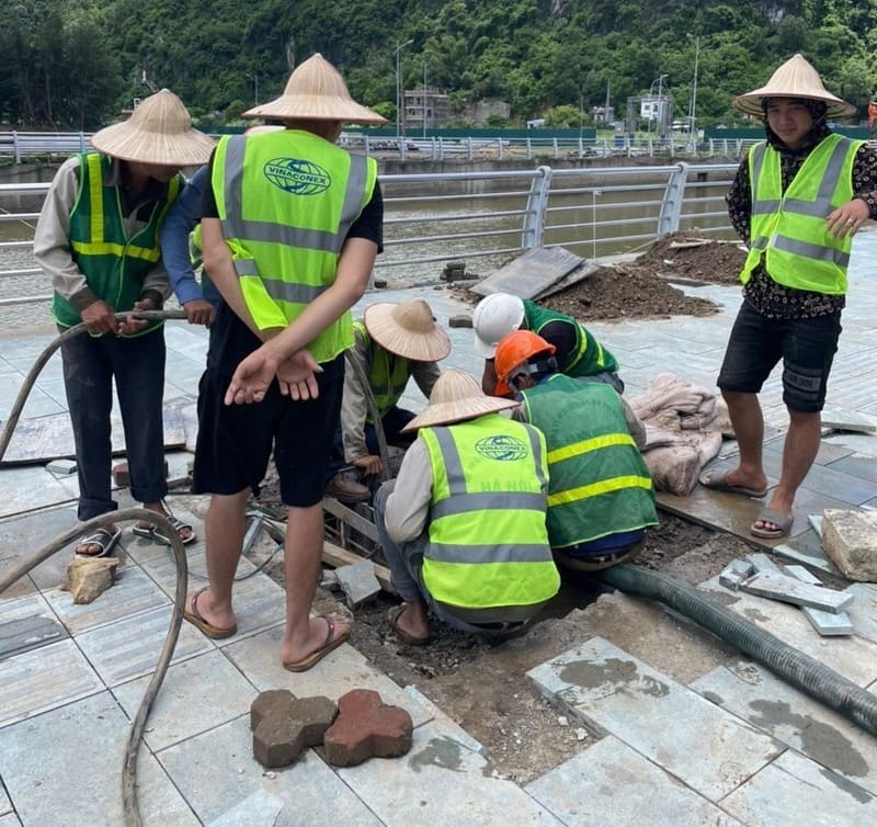 hút bể phốt Hưng Yên thực tế