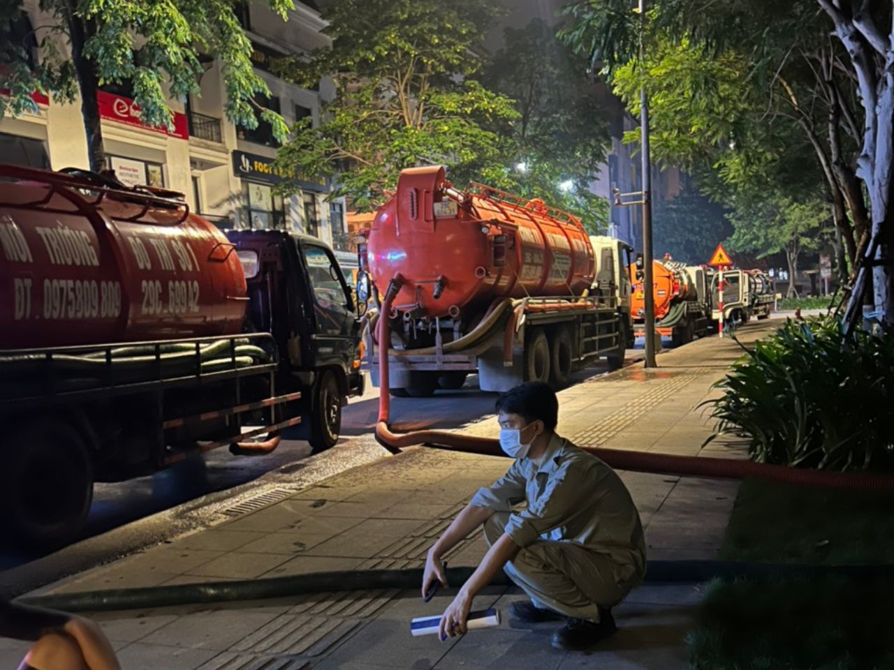 hút bể phốt tại đông anh