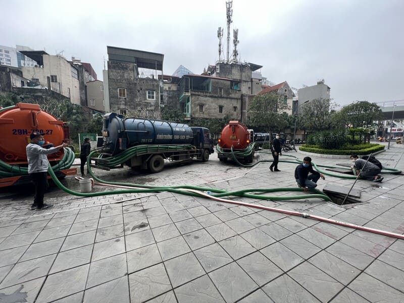 HIện tượng cho thấy cần Hút bể phốt tại Nam Định