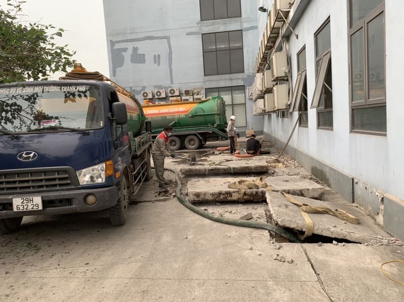 Dịch vụ hút bể phốt tại Vĩnh Phúc