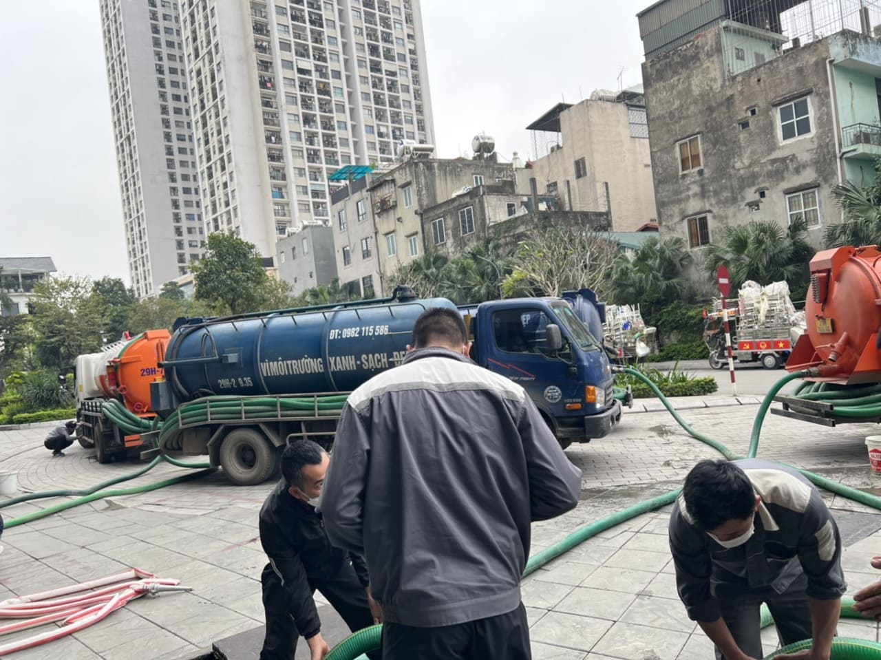 hút hầm cầu long an